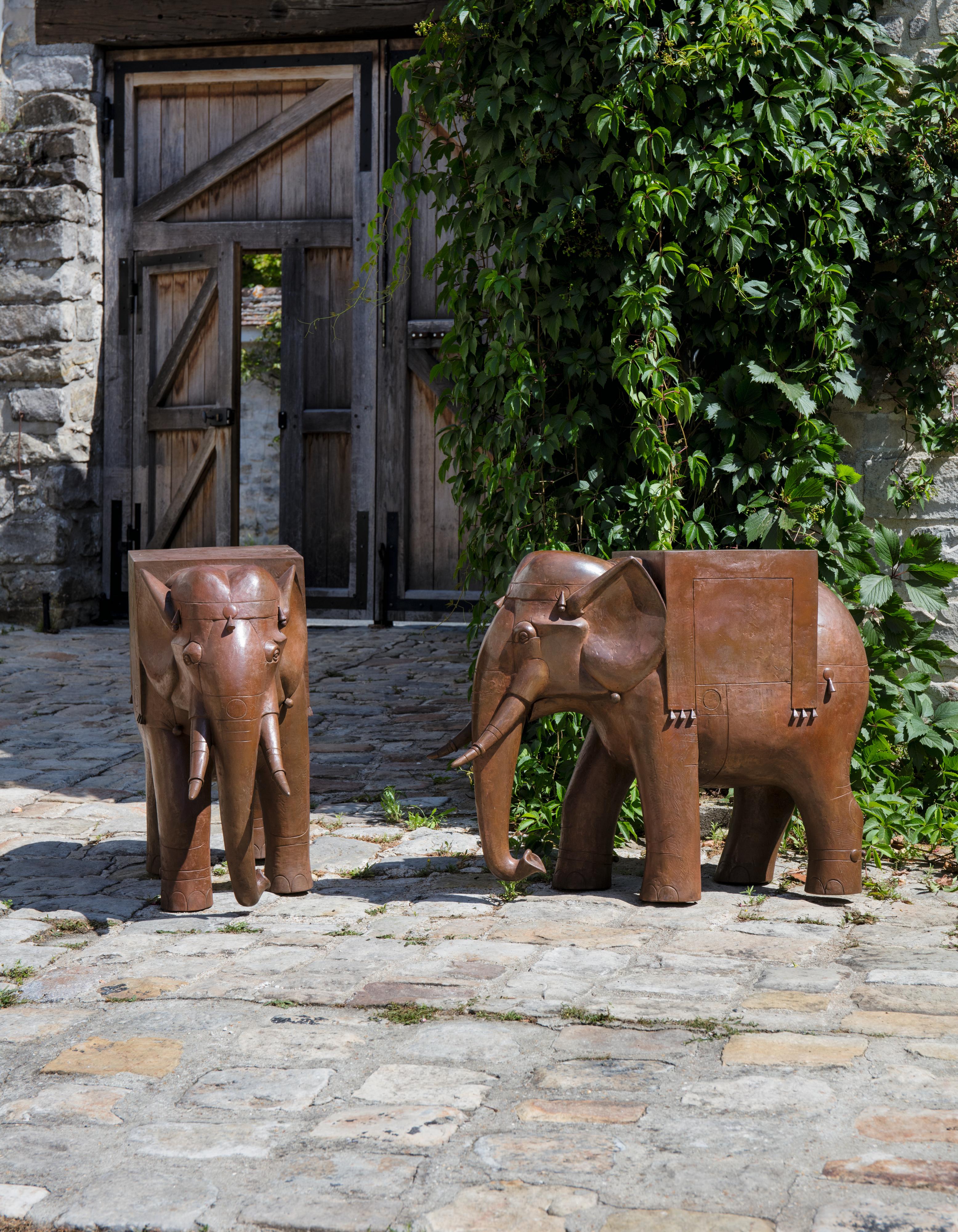 Pair of Eléphants de Pauline Occasional Tables